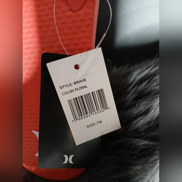 Hurley Women's 7M Brave Flip Flop Sandals - Floral/Pink - Picture 4 of 8